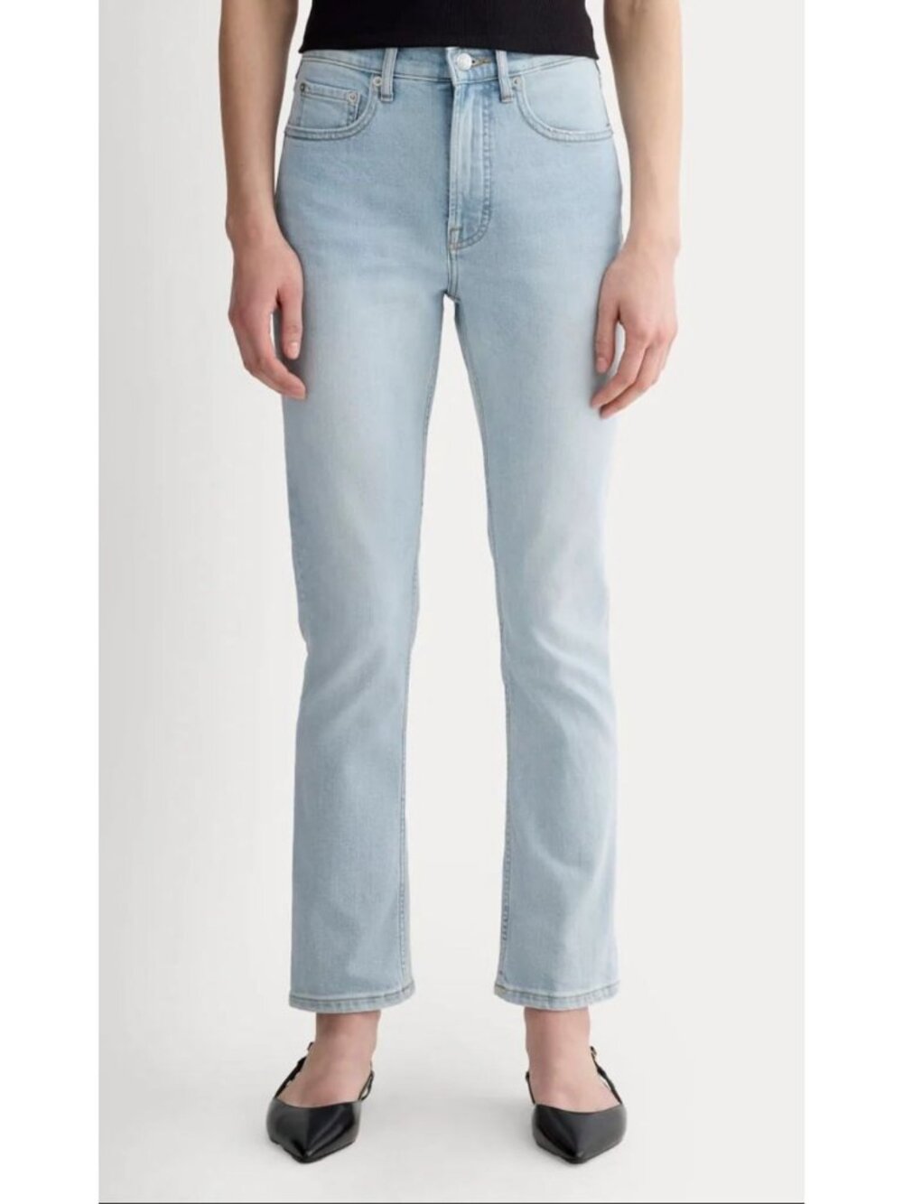 Everlane The Original Cheeky Jean Women's Size 24 Short Light Sky New With Tags!